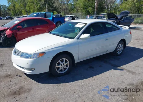 2002 Toyota Camry Solara Se из США, поврежденный, VIN 2T1CE22P52C007457